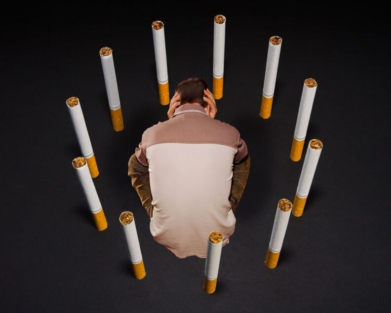 Nikotin Sucht wéi fëmmen opzehalen